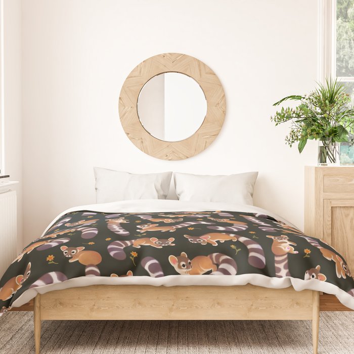 Ringtail - dark Duvet Cover Gallery Image 3