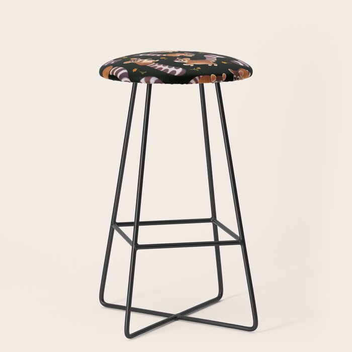 Ringtail - dark Stool Gallery Image 1