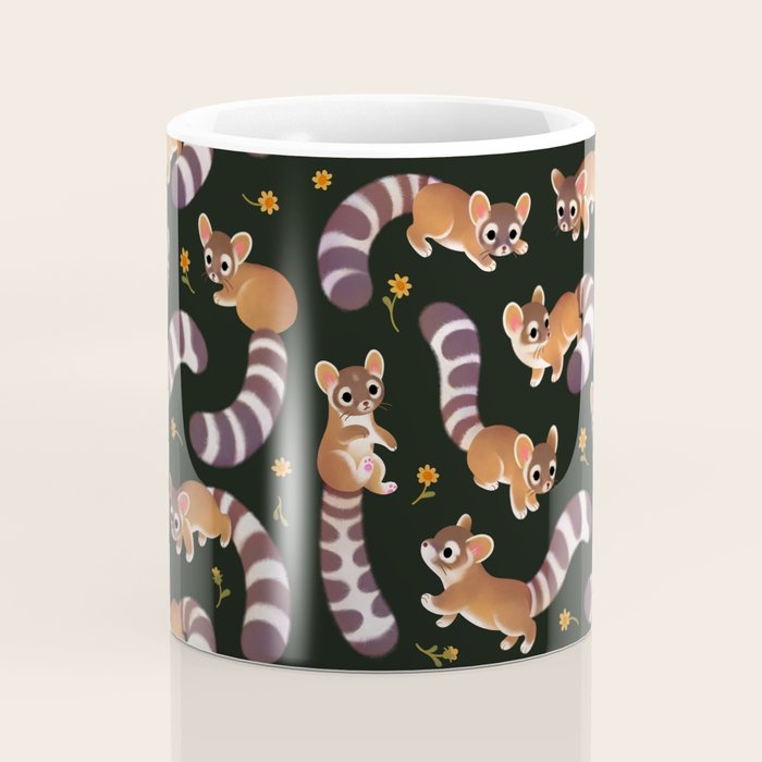 Ringtail - dark Coffee Mug Gallery Image 4