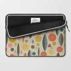 Mid Century Modern Eucalyptus with Retro Vibes Laptop Sleeve Gallery Image 2