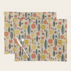 Mid Century Modern Eucalyptus with Retro Vibes Placemat Gallery Image 1