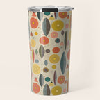 Mid Century Modern Eucalyptus with Retro Vibes Travel Mug Gallery Image 1