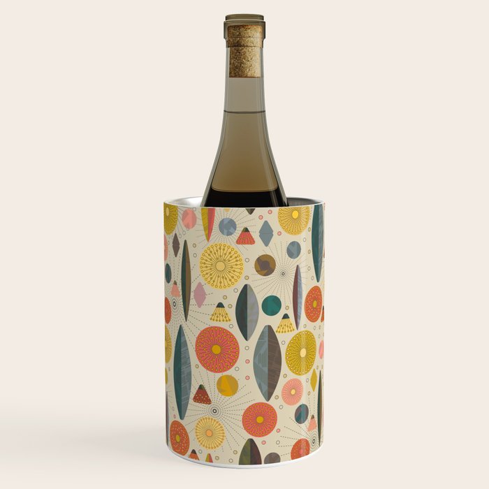 Mid Century Modern Eucalyptus with Retro Vibes Wine Chiller Gallery Image 3
