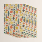 Mid Century Modern Eucalyptus with Retro Vibes Wrapping Paper Gallery Image 3