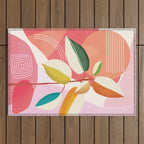 Colorful Branching Out 29 Outdoor Rug Gallery Image 1