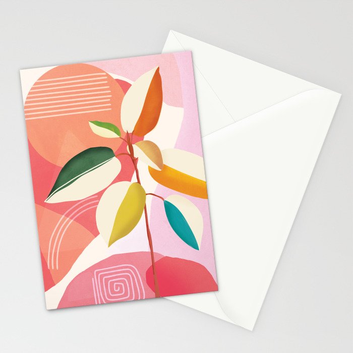 Colorful Branching Out 29 Stationery Card Gallery Image 2