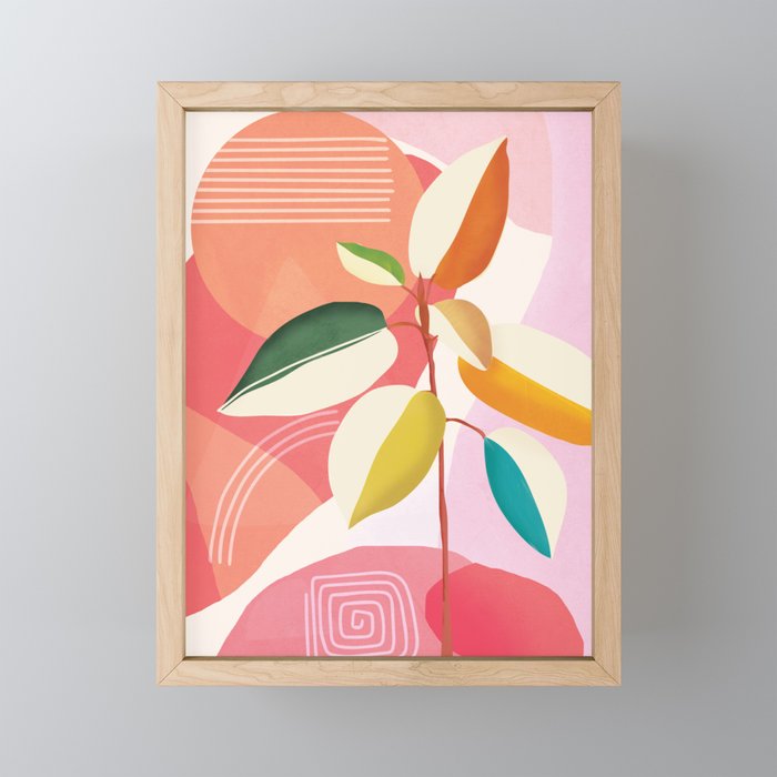 Colorful Branching Out 29 Mini Art Print Gallery Image 1