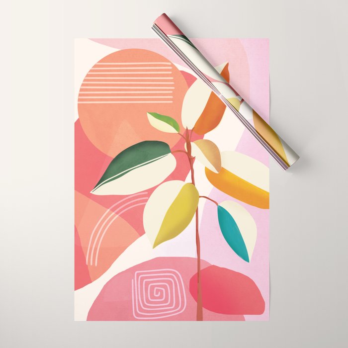 Colorful Branching Out 29 Wrapping Paper Gallery Image 1