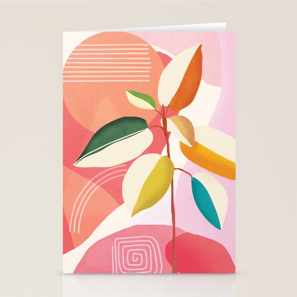 Colorful Branching Out 29 Stationery Card Gallery Image 2