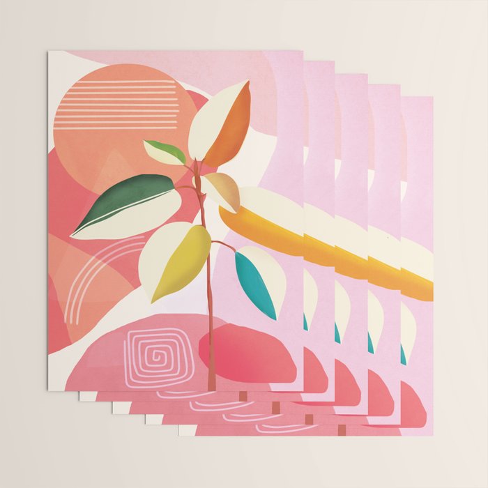 Colorful Branching Out 29 Wrapping Paper Gallery Image 3