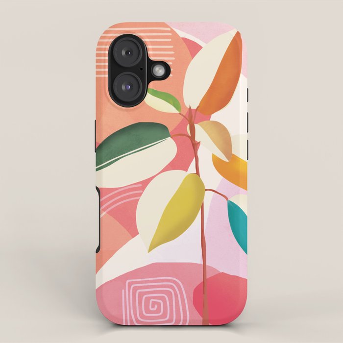 Colorful Branching Out 29 iPhone Case Gallery Image 1