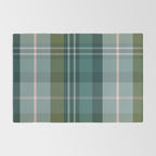 Tartan Plaid - Green, Blue and Pink Rug Gallery Image 2