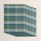 Tartan Plaid - Green, Blue and Pink Wrapping Paper Gallery Image 3