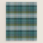 Tartan Plaid - Green, Blue and Pink Jigsaw Puzzle Gallery Image 1
