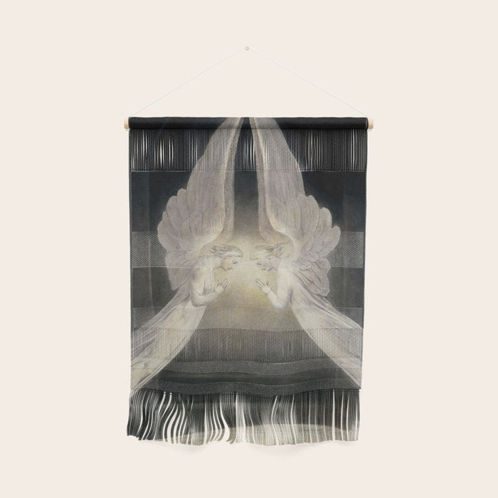 William Blake The Angels hovering over the body of Christ in the Sepulchre Wall Hanging Gallery Image 1