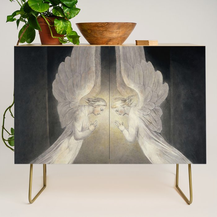 William Blake The Angels hovering over the body of Christ in the Sepulchre Credenza Gallery Image 1