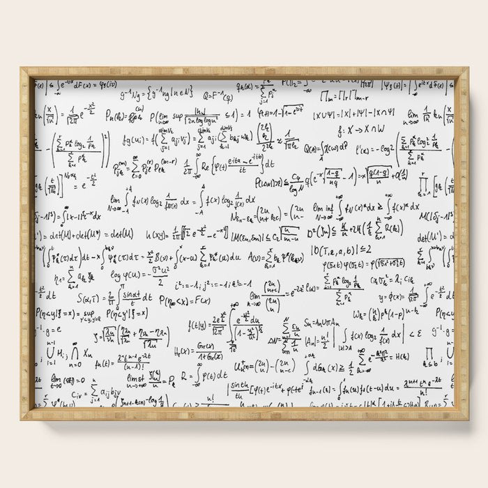 Math Equations Serving Tray Gallery Image 1
