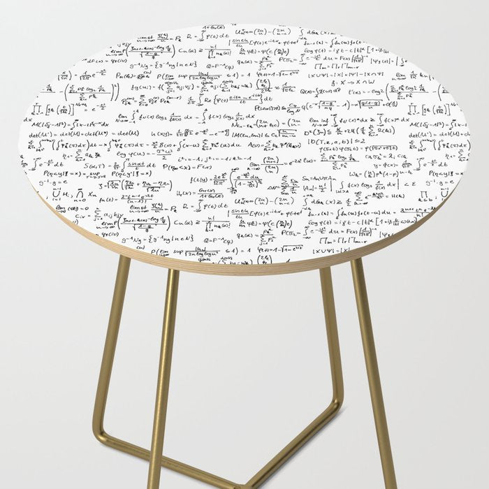 Math Equations Side Table Gallery Image 2