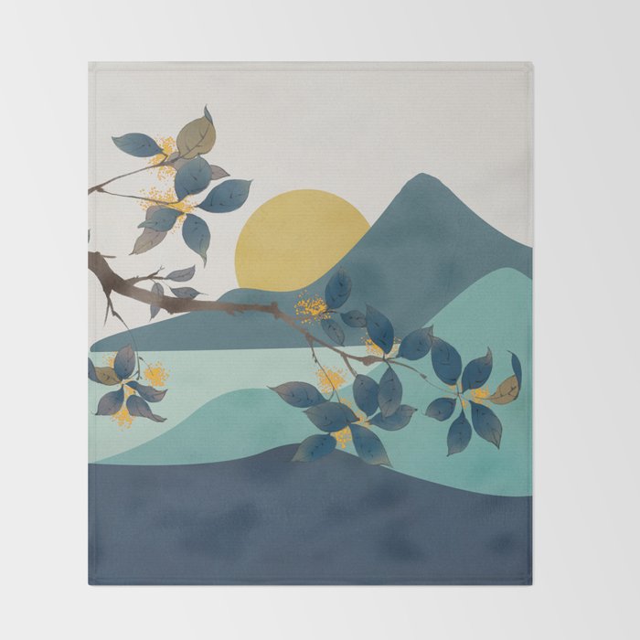 Morning Breeze Throw Blanket Gallery Image 2