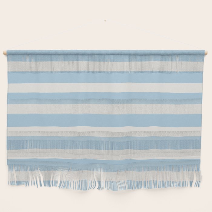 Thick Stripes Baby Blue Wall Hanging Gallery Image 1