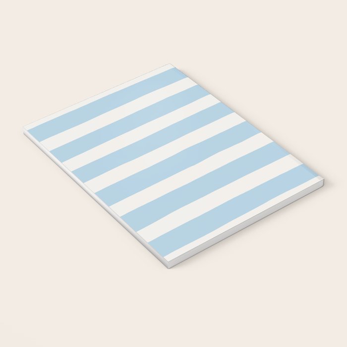 Thick Stripes Baby Blue Notebook Gallery Image 3