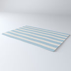 Thick Stripes Baby Blue Rug Gallery Image 3