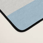 Thick Stripes Baby Blue Desk Mat Gallery Image 4