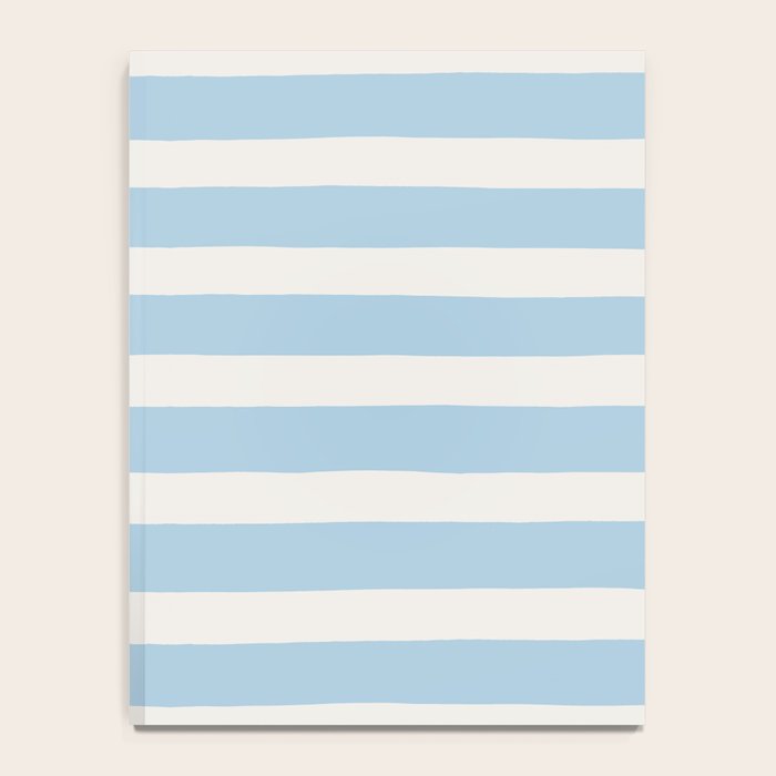 Thick Stripes Baby Blue Notebook Gallery Image 4