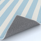 Thick Stripes Baby Blue Rug Gallery Image 4