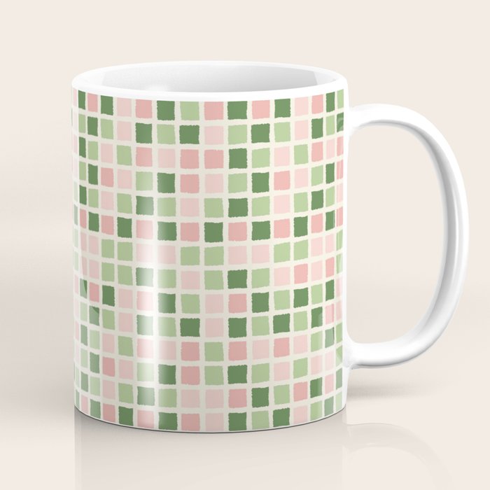 Pattern grid mosaic Coffee Mug Gallery Image 1