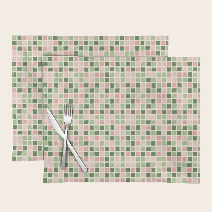 Pattern grid mosaic Placemat Gallery Image 1