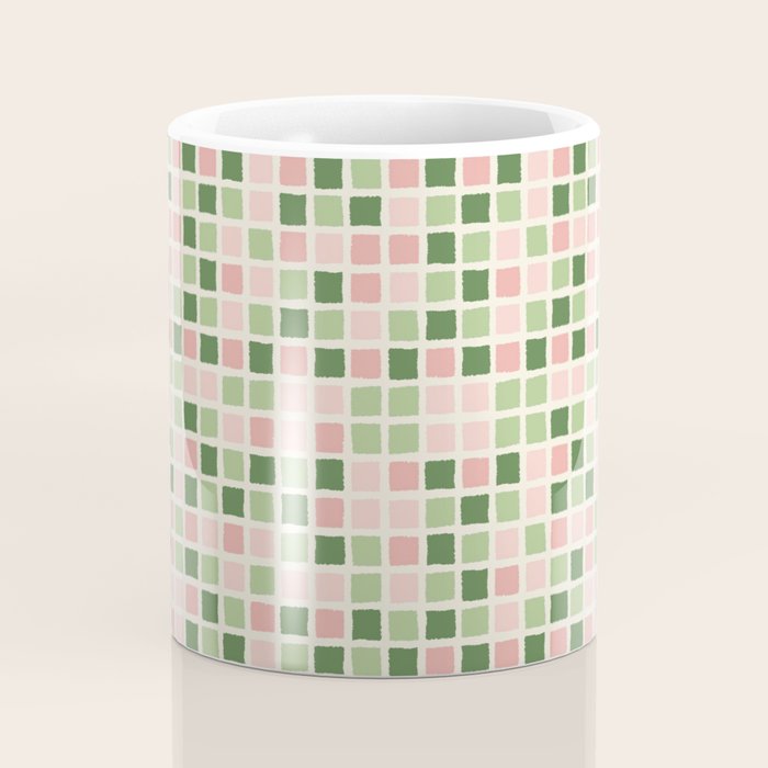 Pattern grid mosaic Coffee Mug Gallery Image 4
