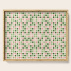 Pattern grid mosaic Serving Tray Gallery Image 1