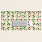 Pattern grid mosaic Desk Mat Gallery Image 1