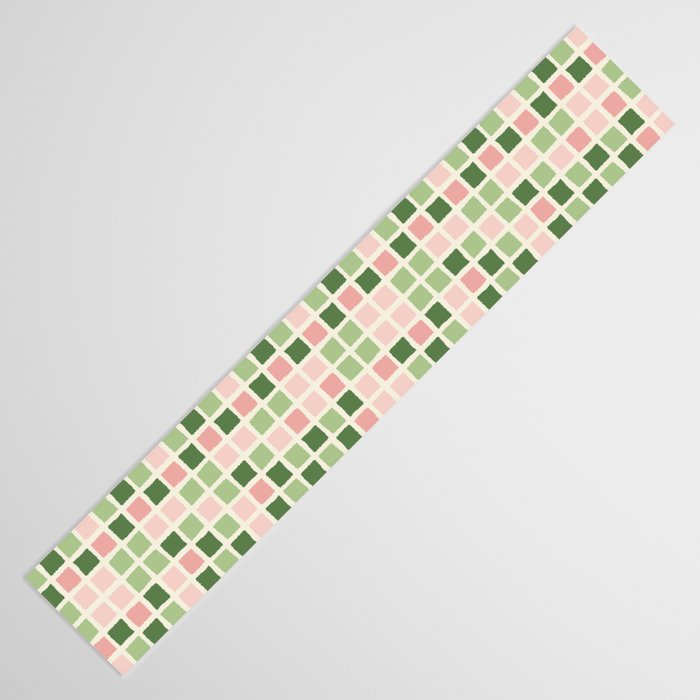 Pattern grid mosaic Table Runner Gallery Image 3
