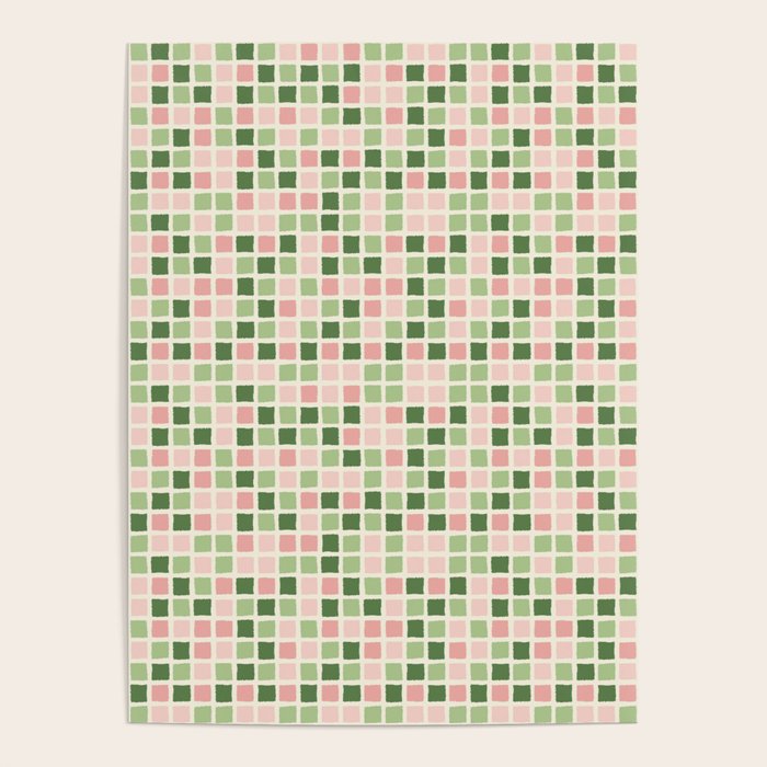 Pattern grid mosaic Poster Gallery Image 4