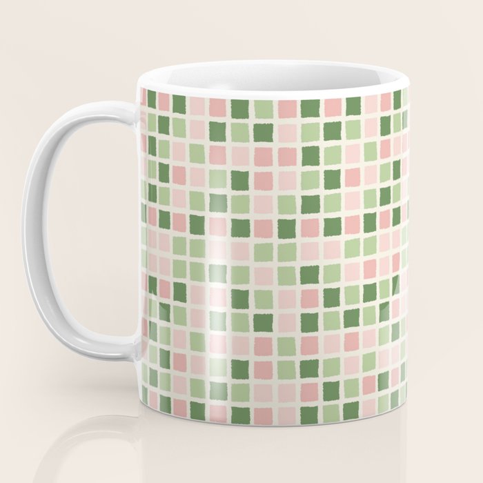 Pattern grid mosaic Coffee Mug Gallery Image 3