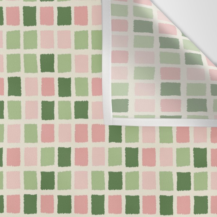 Pattern grid mosaic Wall Tapestry Gallery Image 3
