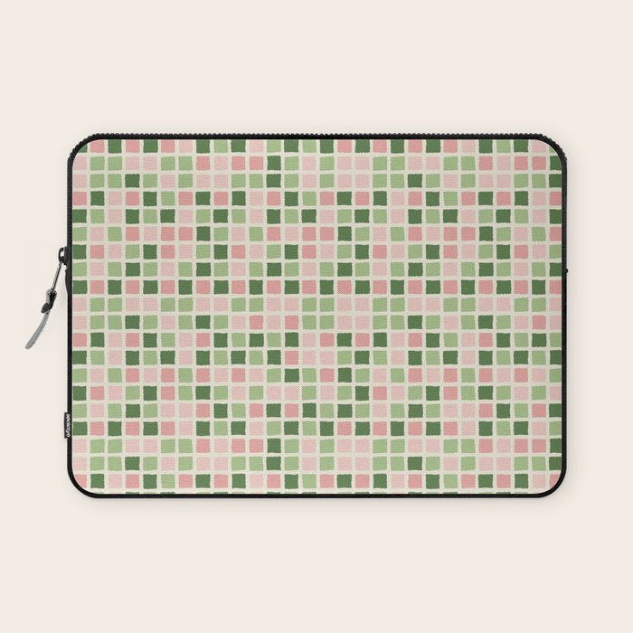 Pattern grid mosaic Laptop Sleeve Gallery Image 1