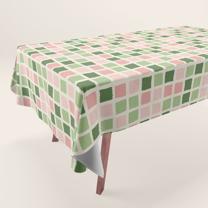Pattern grid mosaic Tablecloth Gallery Image 1