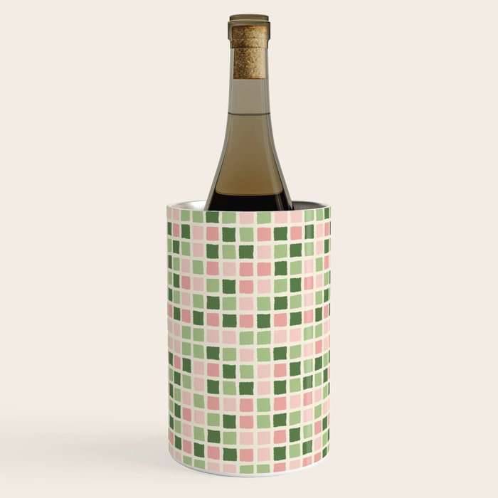 Pattern grid mosaic Wine Chiller Gallery Image 2