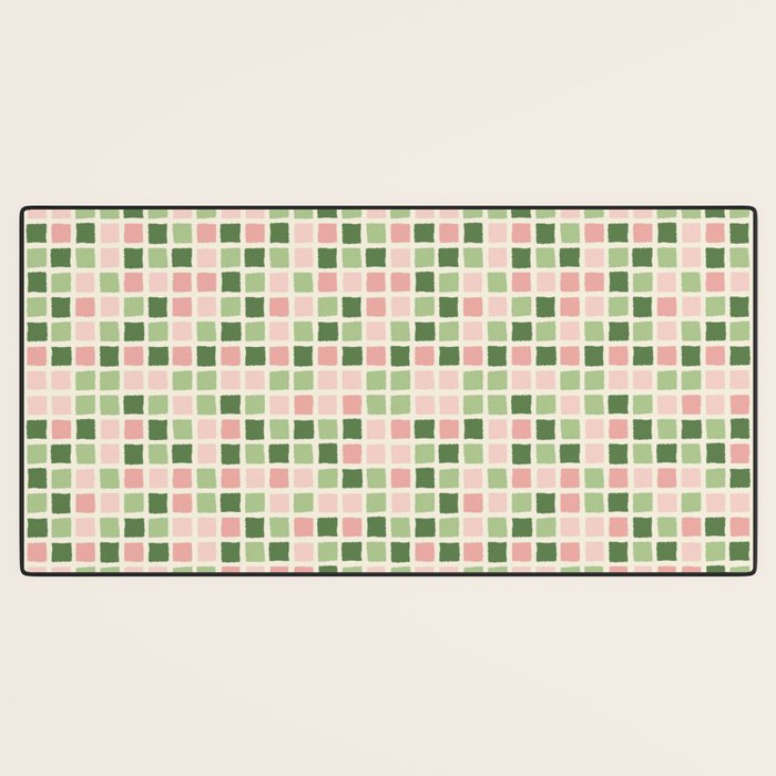 Pattern grid mosaic Desk Mat Gallery Image 3