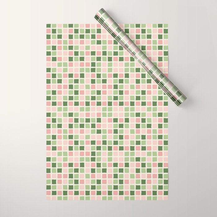 Pattern grid mosaic Wrapping Paper Gallery Image 1