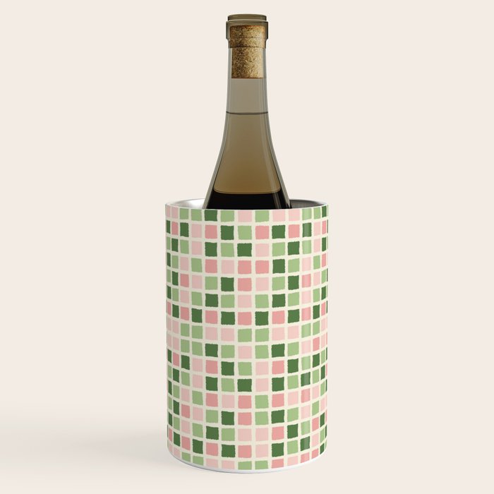 Pattern grid mosaic Wine Chiller Gallery Image 3