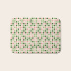 Pattern grid mosaic Bath Mat Gallery Image 1