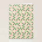 Pattern grid mosaic Stationery Card Gallery Image 2