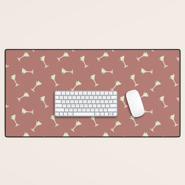 Martini Cocktail O'clock  Desk Mat Gallery Image 1