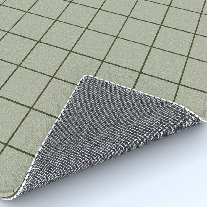 Grid (Green) Rug Gallery Image 4