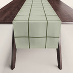 Grid (Green) Table Runner Gallery Image 1