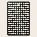 Card Suit Motifs I Black and White Cutting Board Gallery Image 1